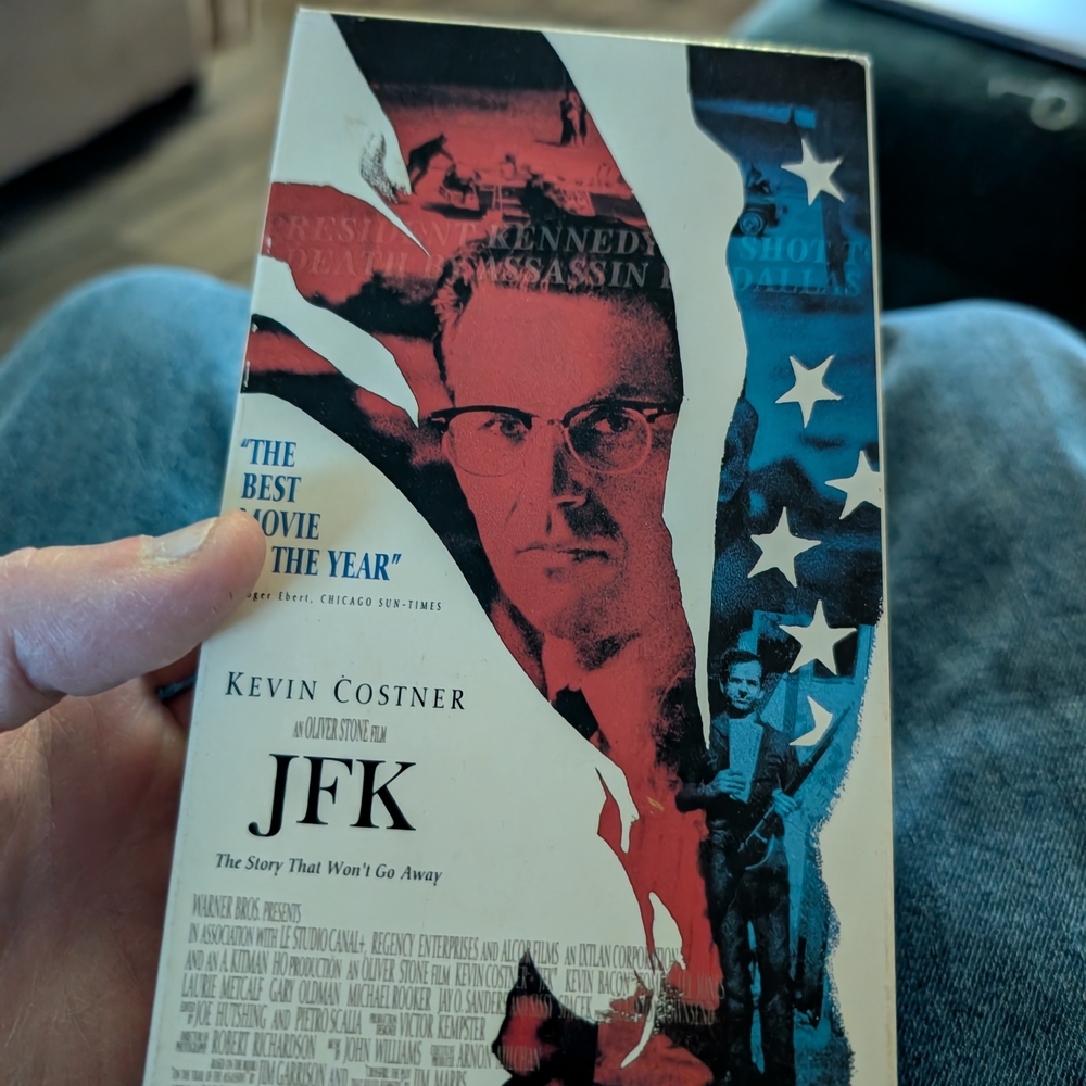 JFK Blu-ray Disc - Red, Blue, White